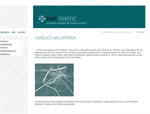 Tablet Screenshot of mat-traffic.de